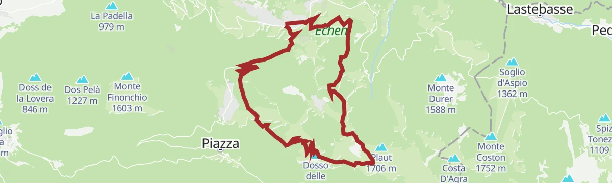 Route map: 838 - Tour dei Forti